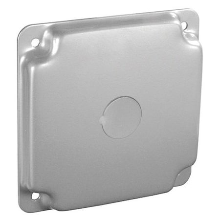 Southwire Electrical Box Cover, Square, Galvanized Steel, Raised Cover G1930